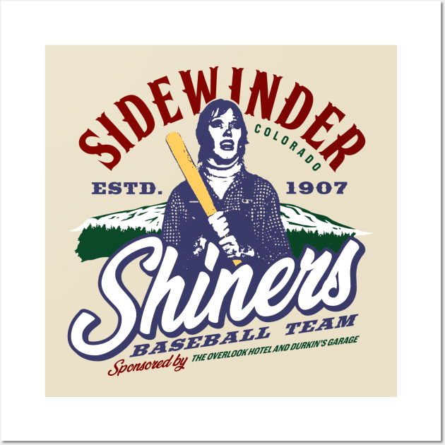 Sidewinder Shiners Baseball Wall Art by MindsparkCreative